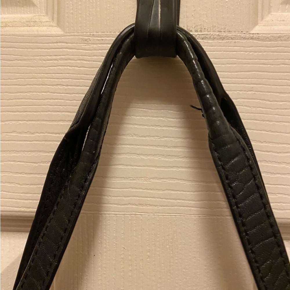 Michael Kors Channing Large Black Pebbled Leather Satchel Shoulder Tote Bag EUC - Picture 11 of 14